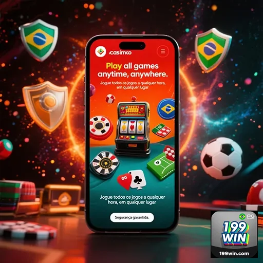 Imagem relacionada ao 199win, app de apostas e jogos de azar online confiável e seguro no Brasil.