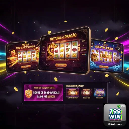 Imagem relacionada ao site 199win, destacando a página inicial com elementos de apostas e entretenimento.